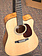 Martin Martin Custom Shop Dreadnought Acoustic-Electric Cutaway Flamed Koa/Sitka Spruce Natural Gloss