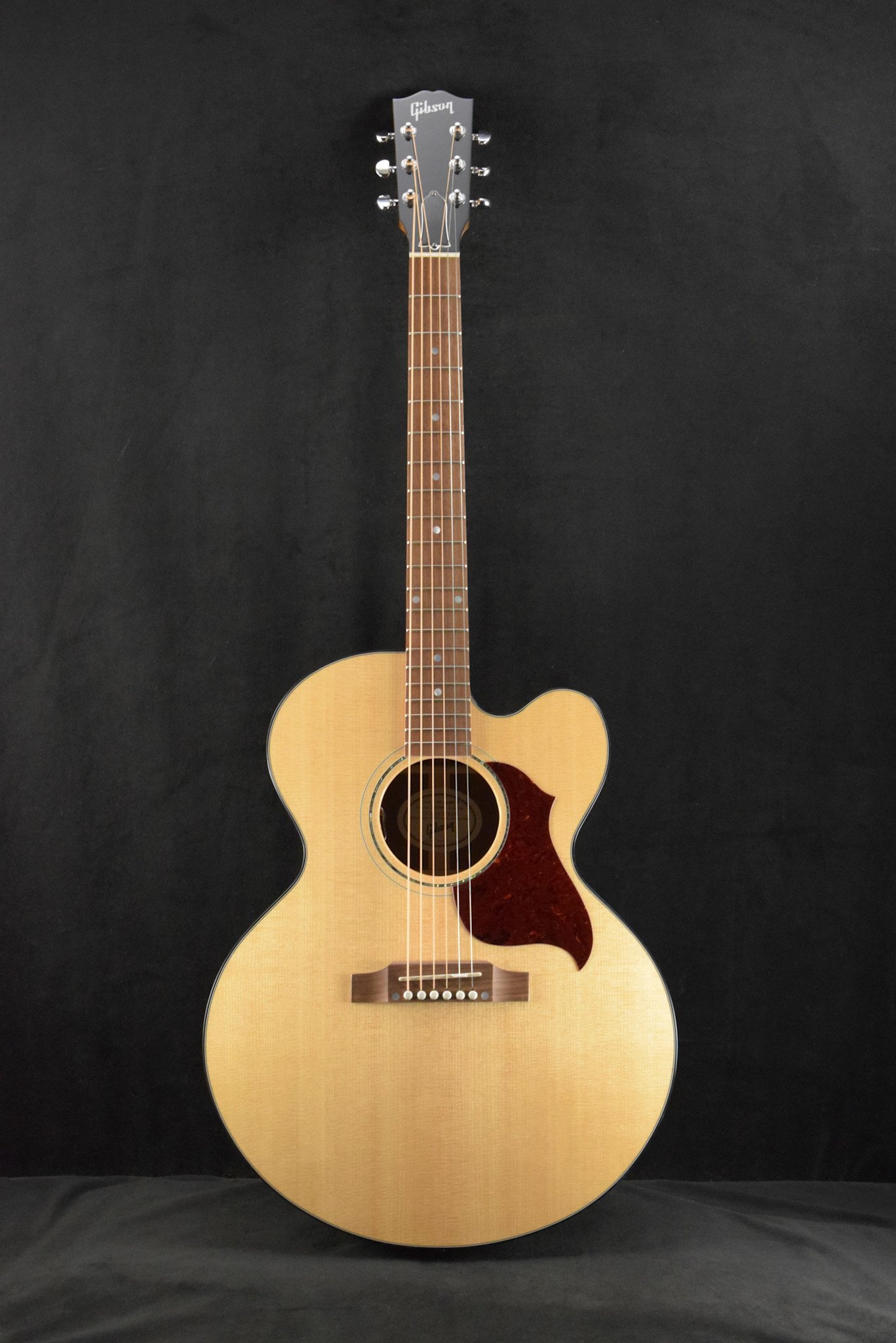 Gibson Gibson J-185 EC Modern Acoustic-Electric Cutaway Walnut Antique Natural