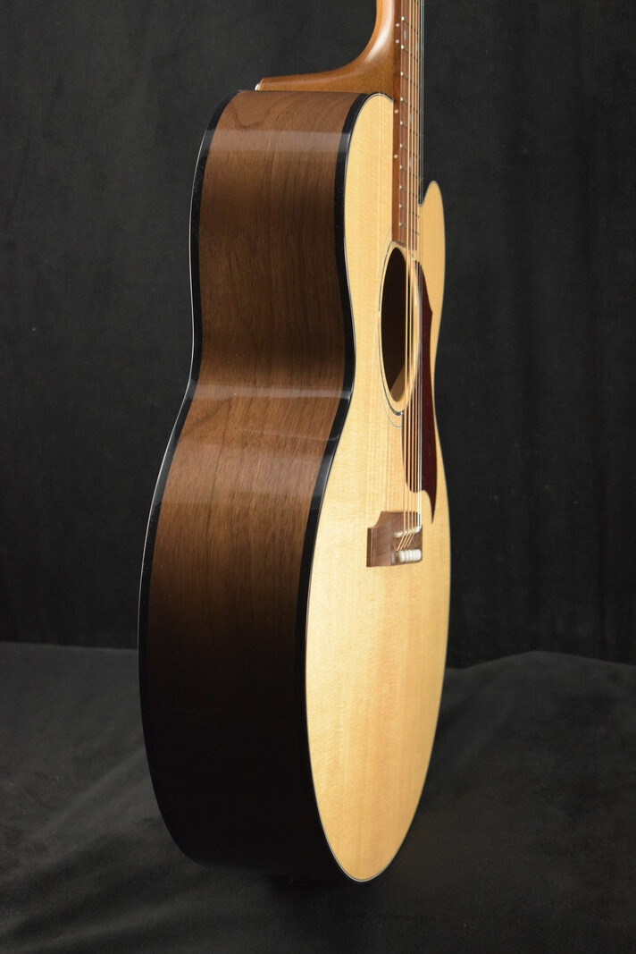 Gibson Gibson J-185 EC Modern Acoustic-Electric Cutaway Walnut Antique Natural