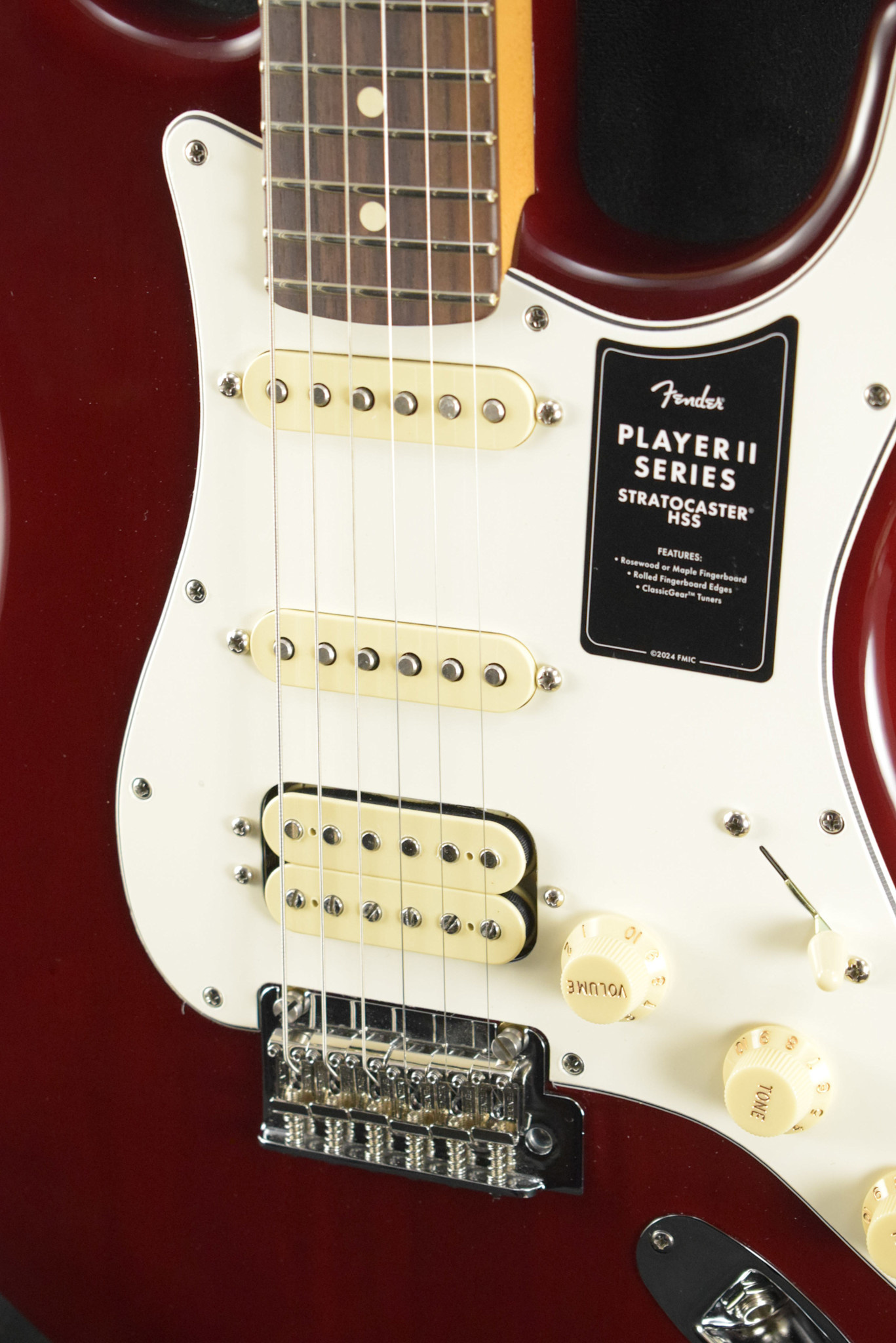 Fender Fender Player II Stratocaster HSS Transparent Cherry Burst Rosewood Fingerboard