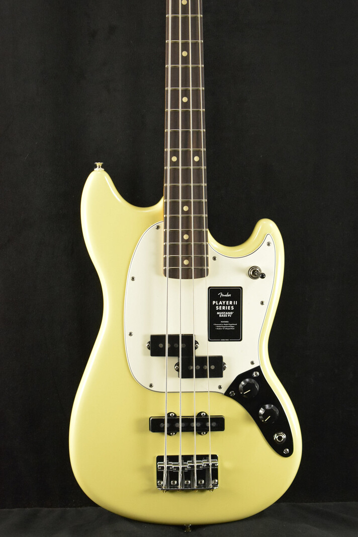 Fender Fender Player II Mustang Bass PJ Hialeah Yellow Rosewood Fingerboard