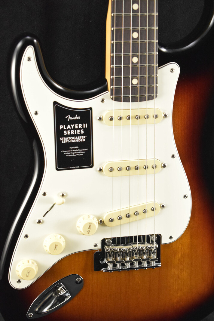 Fender Fender Player II Stratocaster Left-Hand 3-Color Sunburst Rosewood Fingerboard