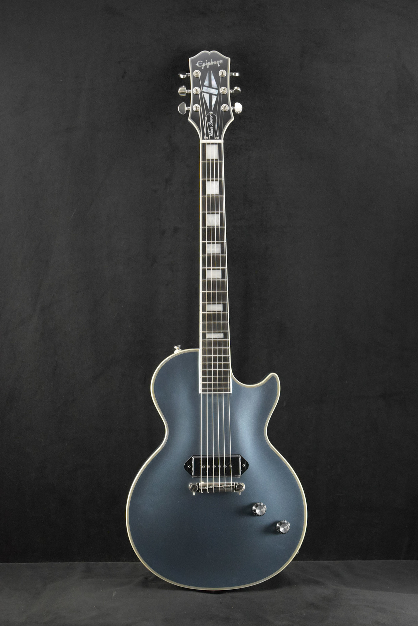 Epiphone Epiphone Jared James Nichols "Blues Power" Les Paul Custom Aged Pelham Blue