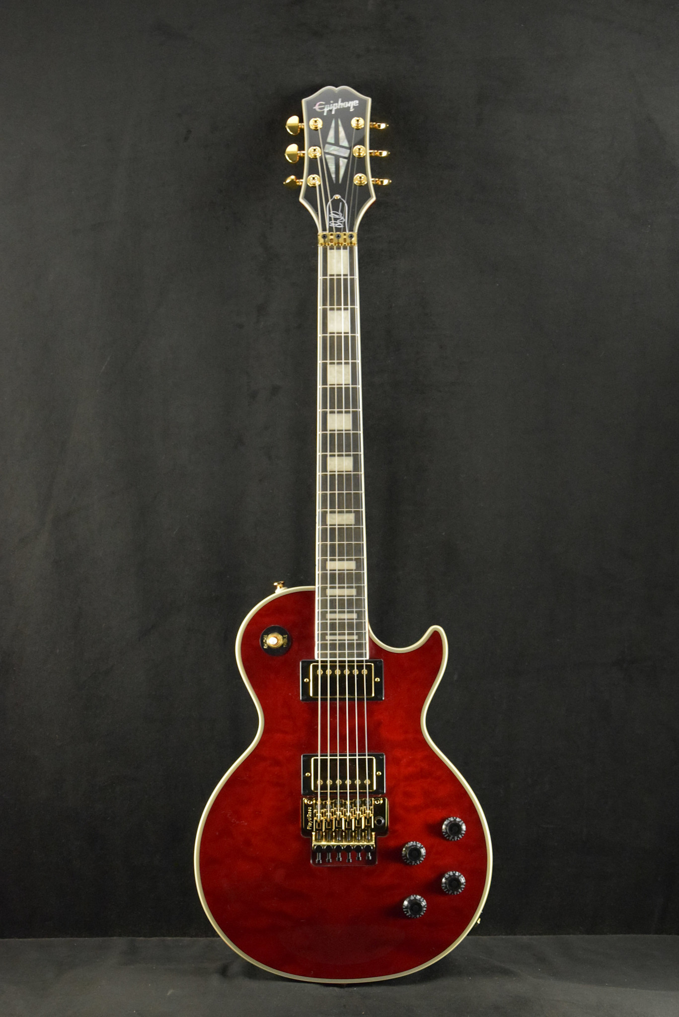 Epiphone Epiphone Alex Lifeson Les Paul Custom Axcess Ruby
