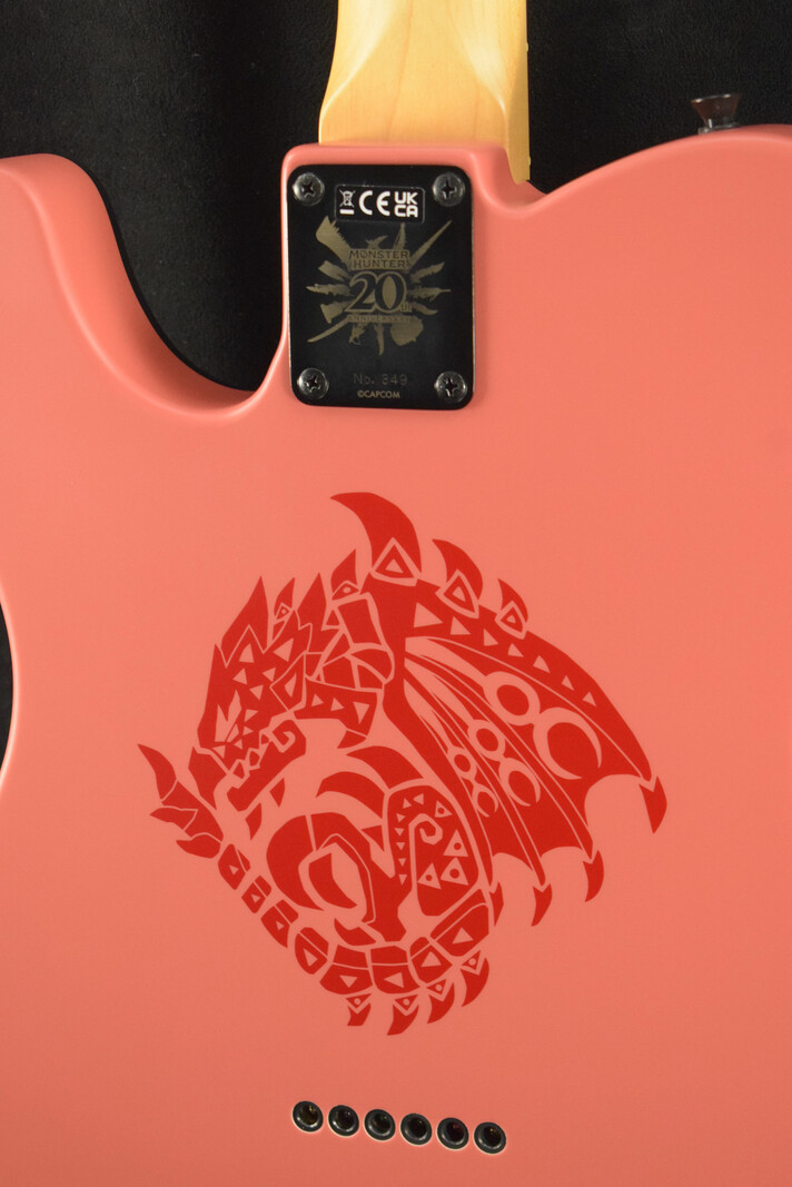 Fender Fender Monster Hunter Rathalos Telecaster Rathalos Red Rosewood Fingerboard