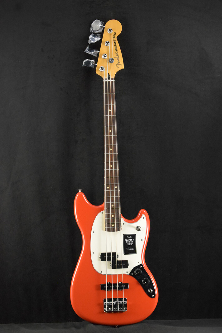 Fender Fender Player II Mustang Bass PJ Coral Red Rosewood Fingerboard