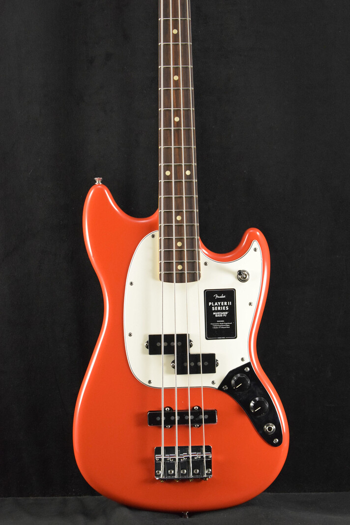 Fender Fender Player II Mustang Bass PJ Coral Red Rosewood Fingerboard