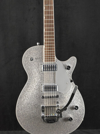 Gretsch Gretsch G5230T Electromatic Sparkle Jet FT Single-Cut with Bigsby Silver Sparkle