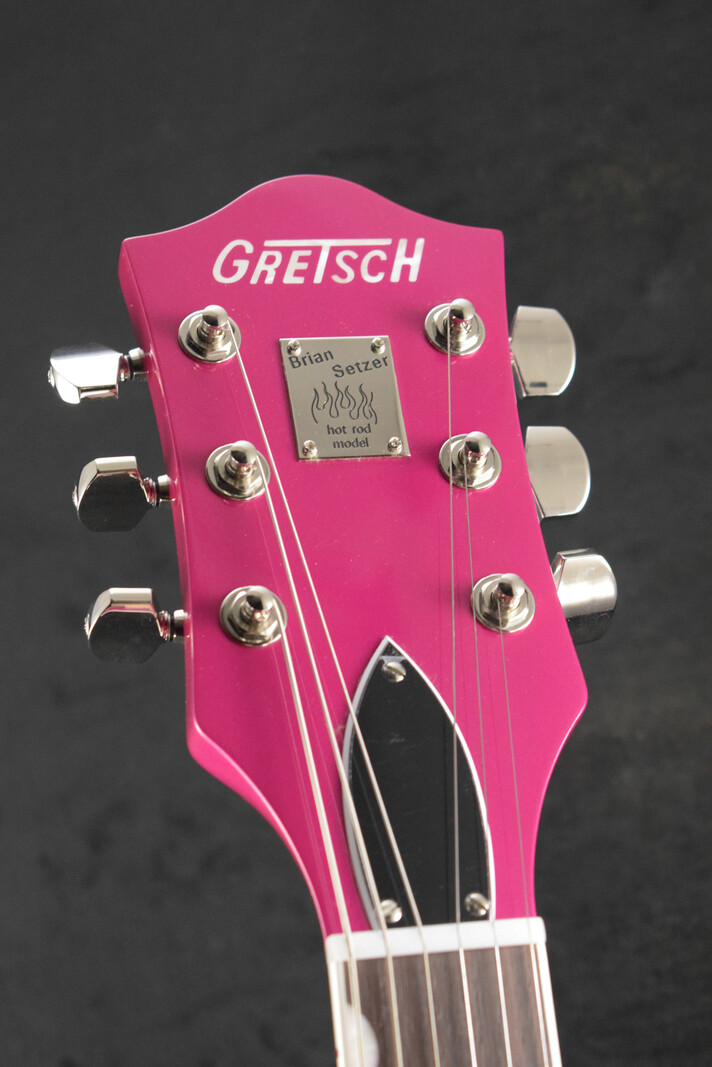 Gretsch Gretsch G6120T-HR Brian Setzer Signature Hot Rod Hollow Body with Bigsby Candy Magenta