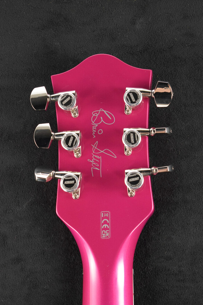 Gretsch Gretsch G6120T-HR Brian Setzer Signature Hot Rod Hollow Body with Bigsby Candy Magenta