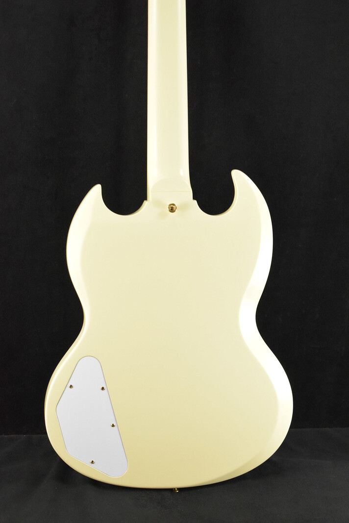 Gibson Gibson Custom Shop 1963 Les Paul SG Custom Reissue with Maestro Vibrola Classic White