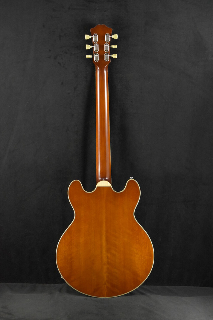 Eastman Eastman T184MX-GB All Solid Carved Series 14" Thinline Goldburst Truetone Gloss