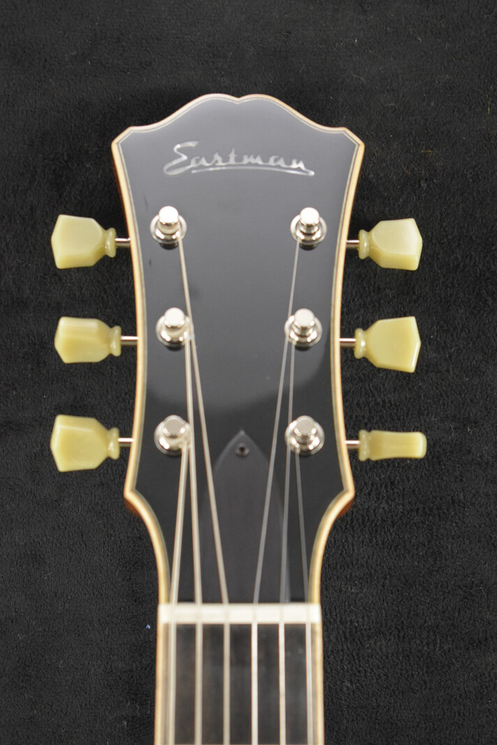 Eastman Eastman T184MX-GB All Solid Carved Series 14" Thinline Goldburst Truetone Gloss