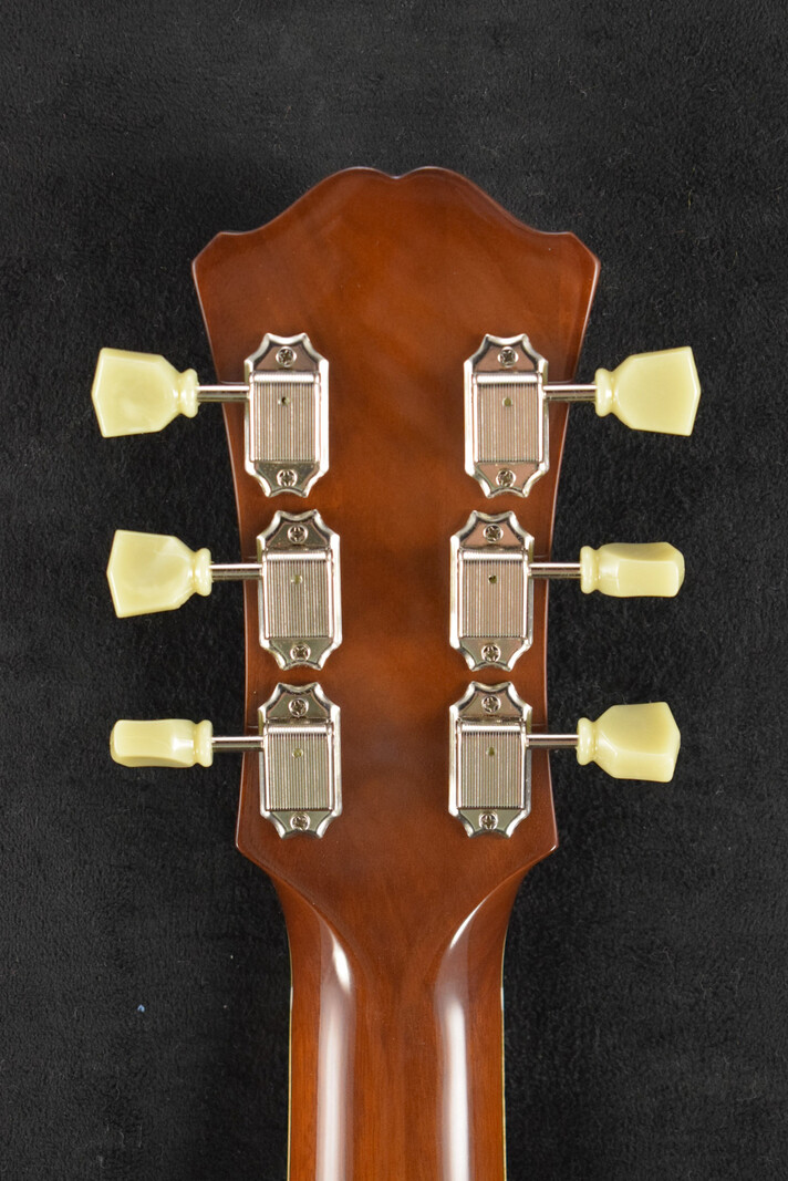 Eastman Eastman T184MX-GB All Solid Carved Series 14" Thinline Goldburst Truetone Gloss