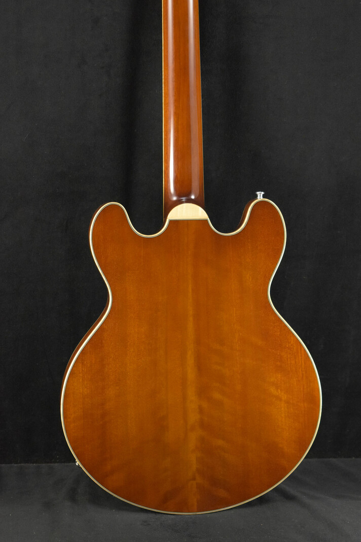 Eastman Eastman T184MX-GB All Solid Carved Series 14" Thinline Goldburst Truetone Gloss