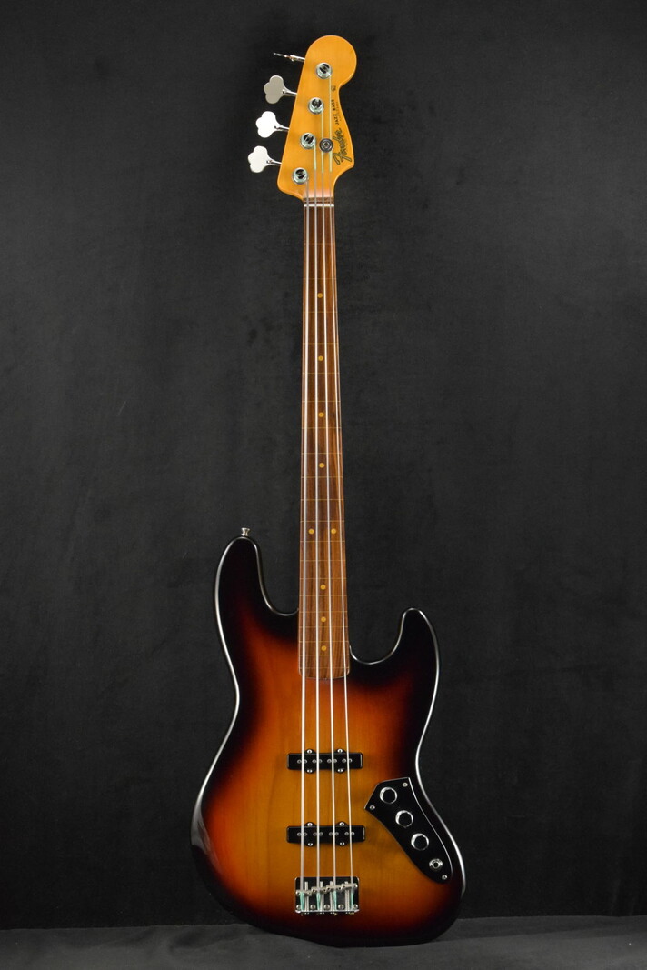 Fender Fender Jaco Pastorius Jazz Bass Fretless 3-Color Sunburst