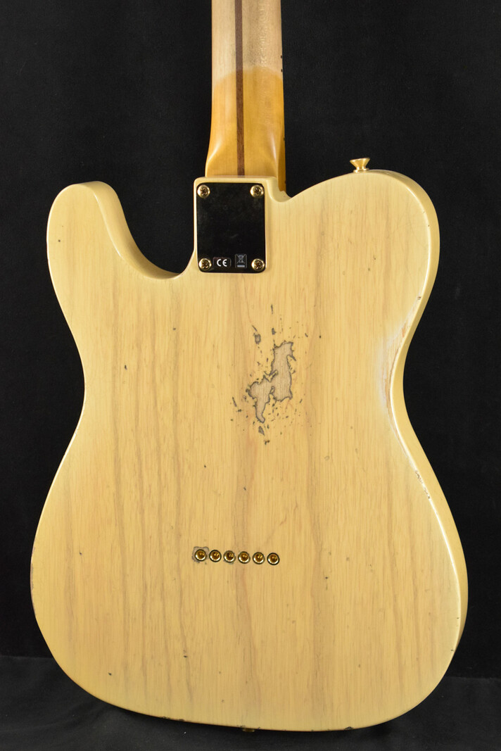 Fender Fender Limited Edition Hotshot Telecaster Relic Aged Natural Blonde 1-Piece Quartersawn Maple Neck