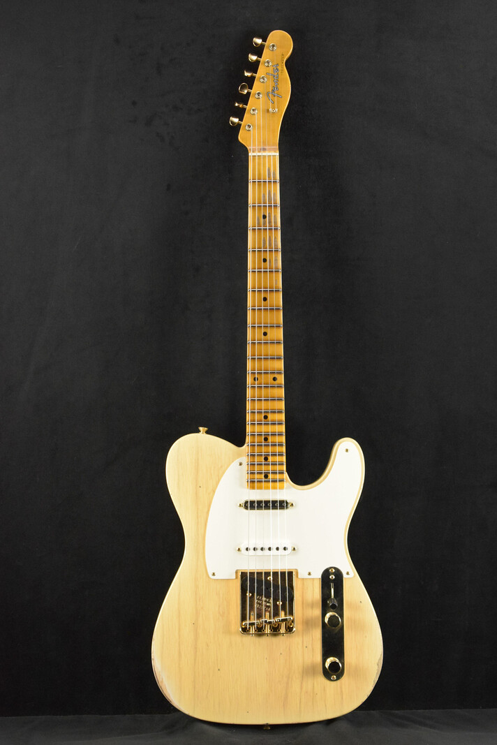 Fender Fender Limited Edition Hotshot Telecaster Relic Aged Natural Blonde 1-Piece Quartersawn Maple Neck