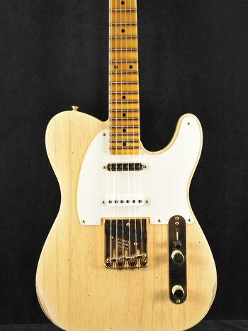 Fender Fender Limited Edition Hotshot Telecaster Relic Aged Natural Blonde 1-Piece Quartersawn Maple Neck