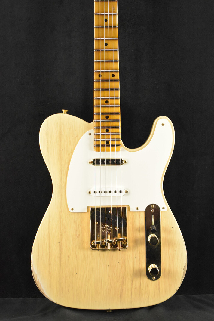 Fender Fender Limited Edition Hotshot Telecaster Relic Aged Natural Blonde 1-Piece Quartersawn Maple Neck