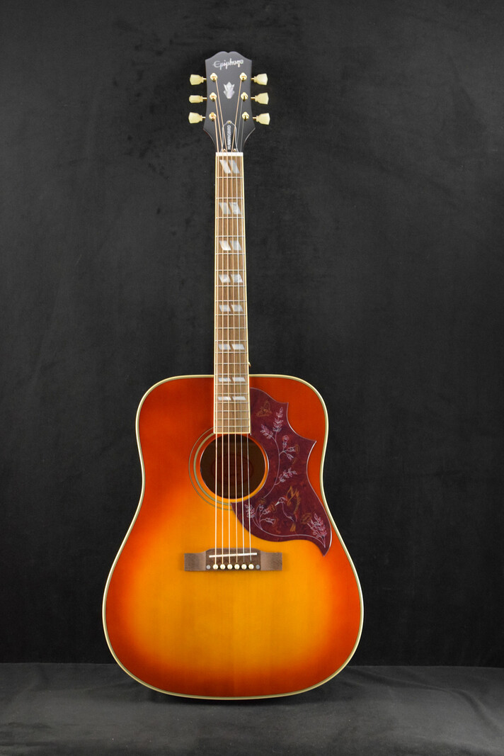 Epiphone Epiphone Inspired by Gibson Hummingbird Aged Cherry Sunburst Gloss