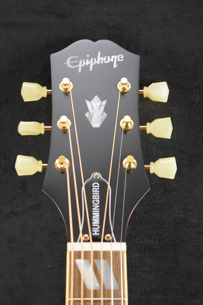 Epiphone Epiphone Inspired by Gibson Hummingbird Aged Cherry Sunburst Gloss