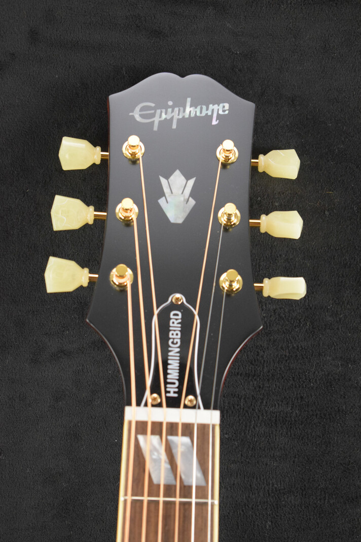 Epiphone Epiphone Inspired by Gibson Hummingbird Aged Cherry Sunburst Gloss
