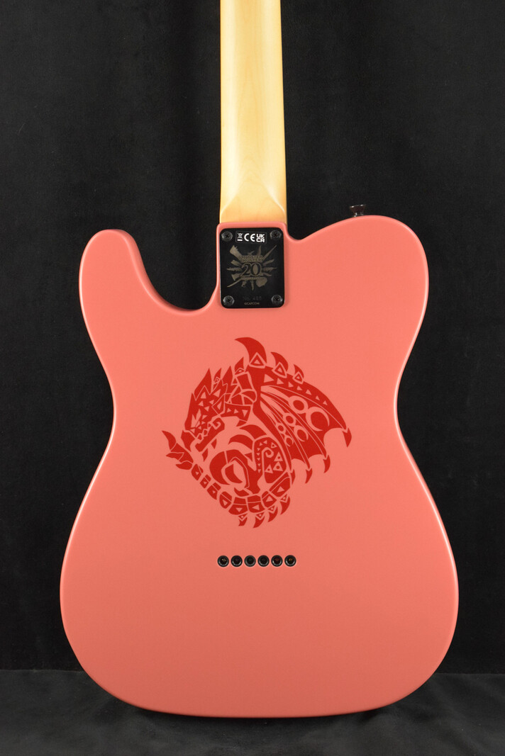 Fender Fender Monster Hunter Rathalos Telecaster Rathalos Red Rosewood Fingerboard