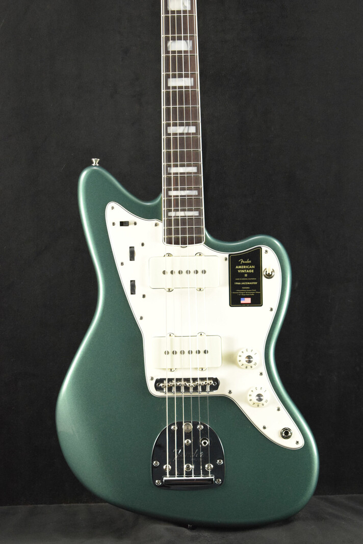 Fender Fender American Vintage II 1966 Jazzmaster Sherwood Green Metallic Rosewood Fingerboard