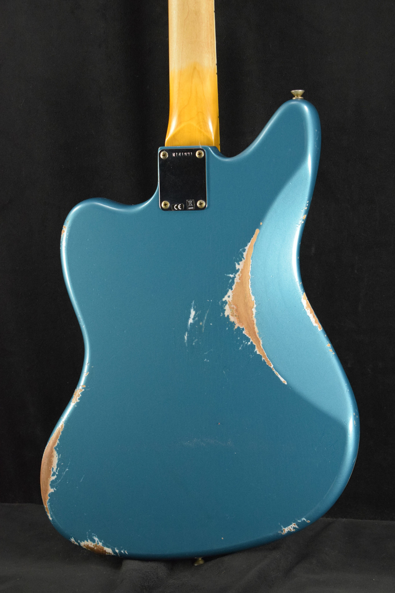 Fender Fender Custom Shop 1965 Jaguar Heavy Relic Faded Ocean Turquoise Rosewood Fingerboard