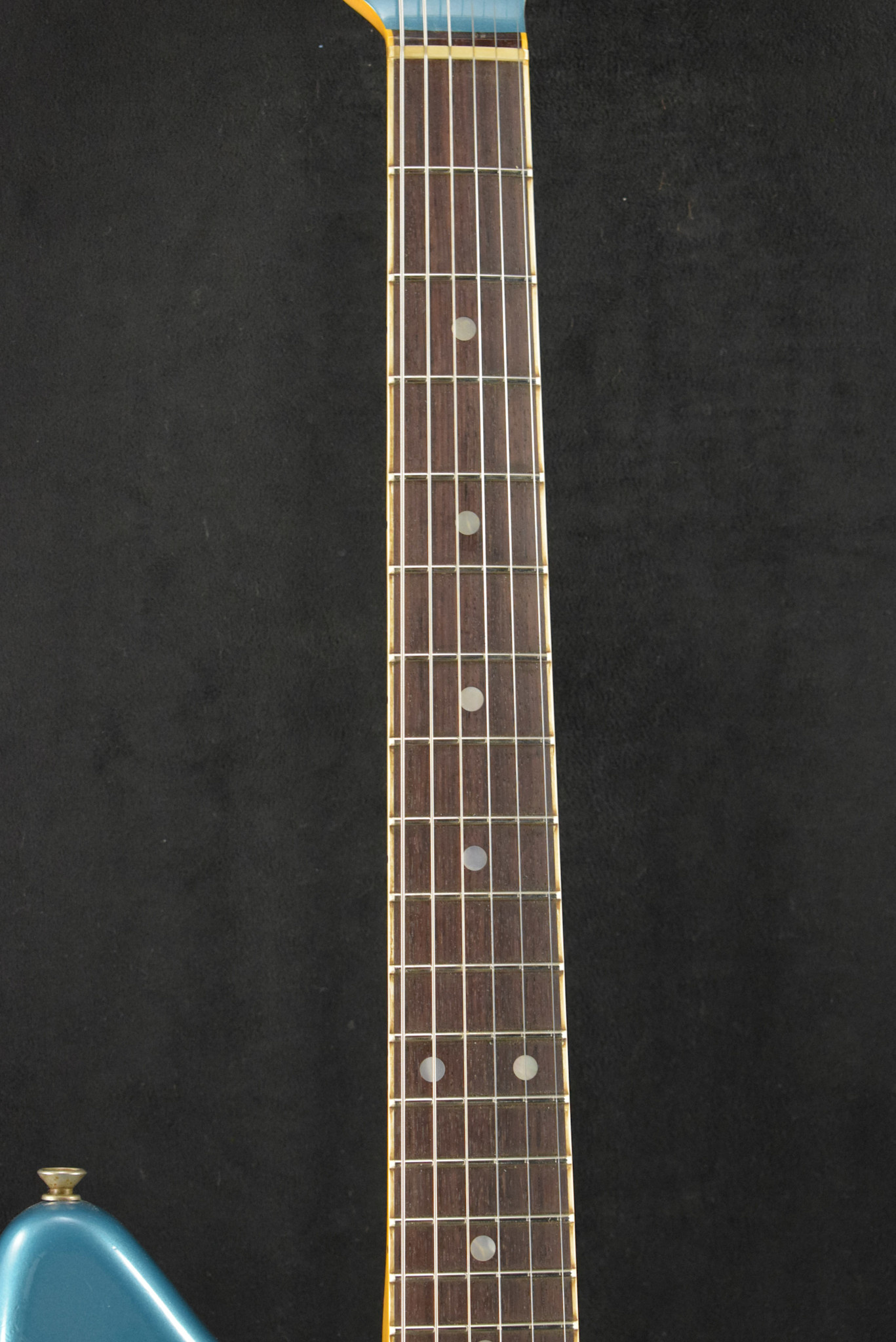 Fender Fender Custom Shop 1965 Jaguar Heavy Relic Faded Ocean Turquoise Rosewood Fingerboard