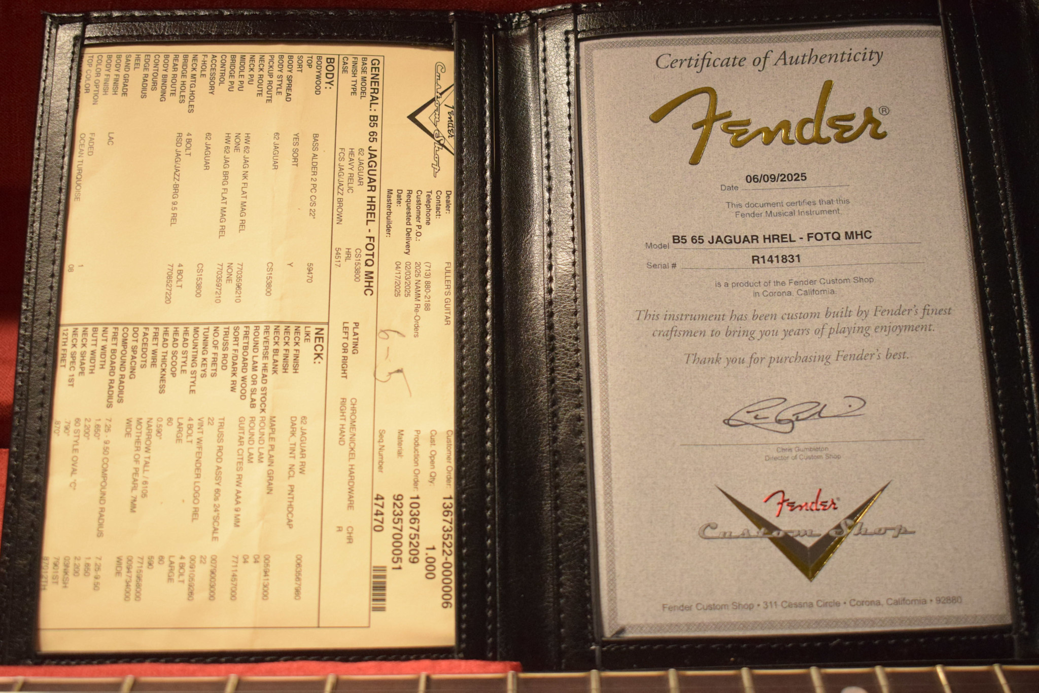 Fender Fender Custom Shop 1965 Jaguar Heavy Relic Faded Ocean Turquoise Rosewood Fingerboard