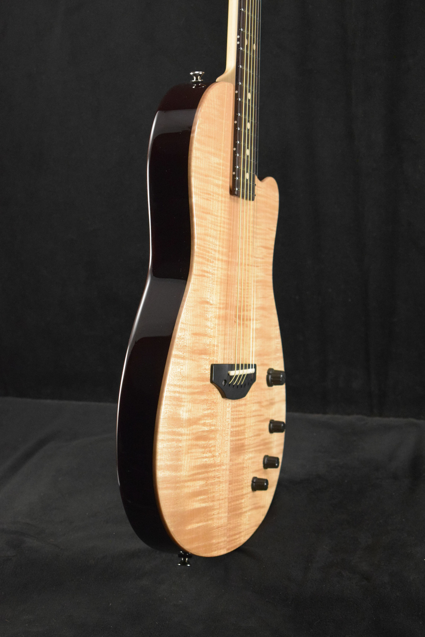 Tom Anderson Tom Anderson Crowdster Player Natural with Transparent Brown Back with Binding