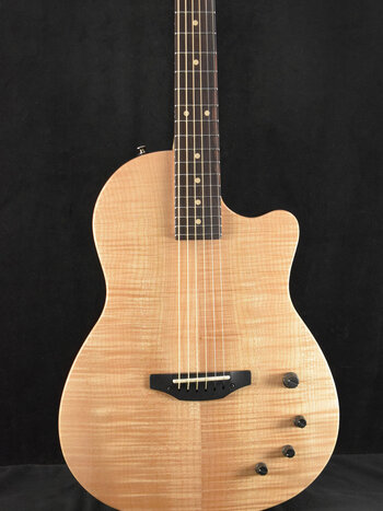 Tom Anderson Tom Anderson Crowdster Player Natural with Transparent Brown Back with Binding