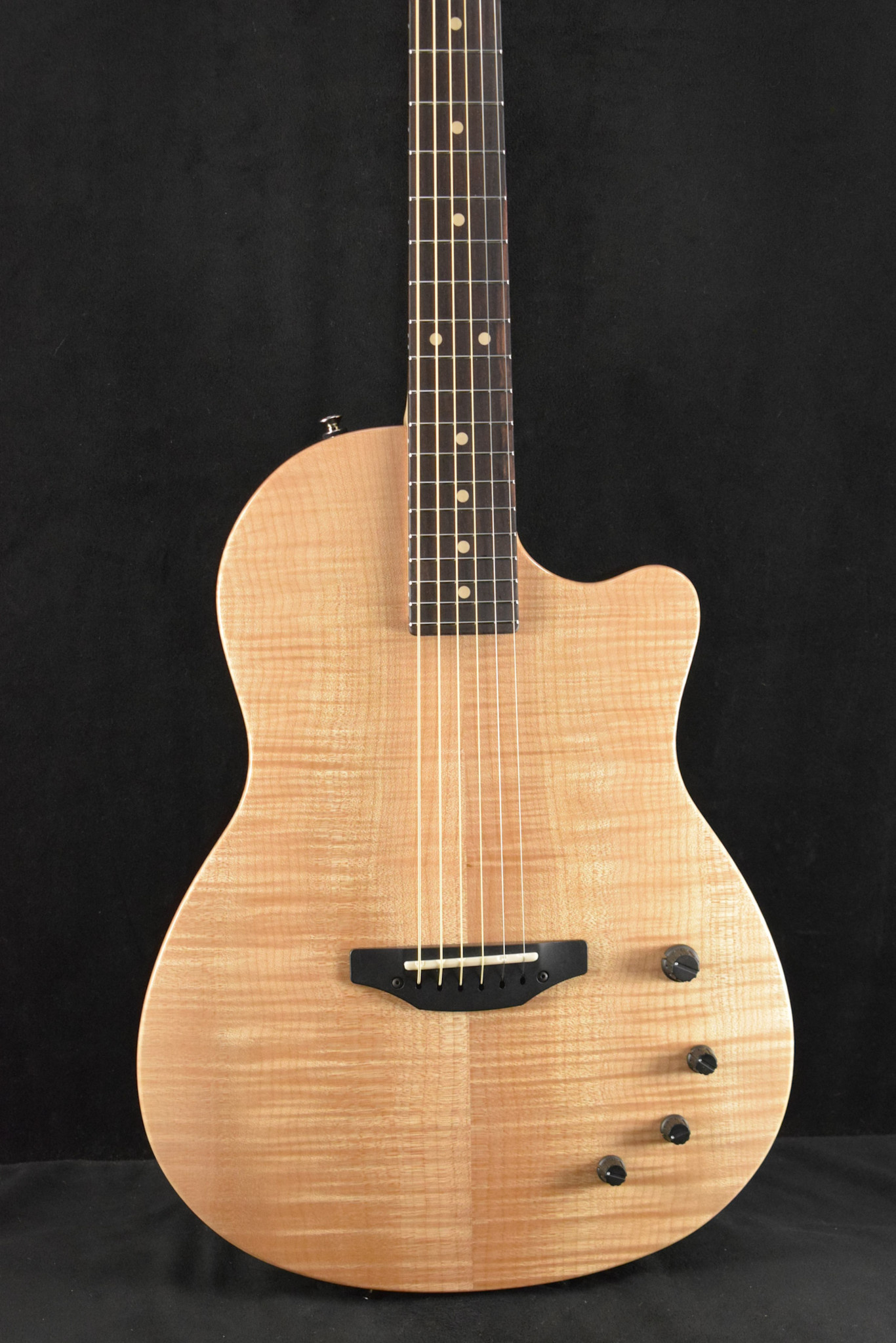 Tom Anderson Tom Anderson Crowdster Player Natural with Transparent Brown Back with Binding