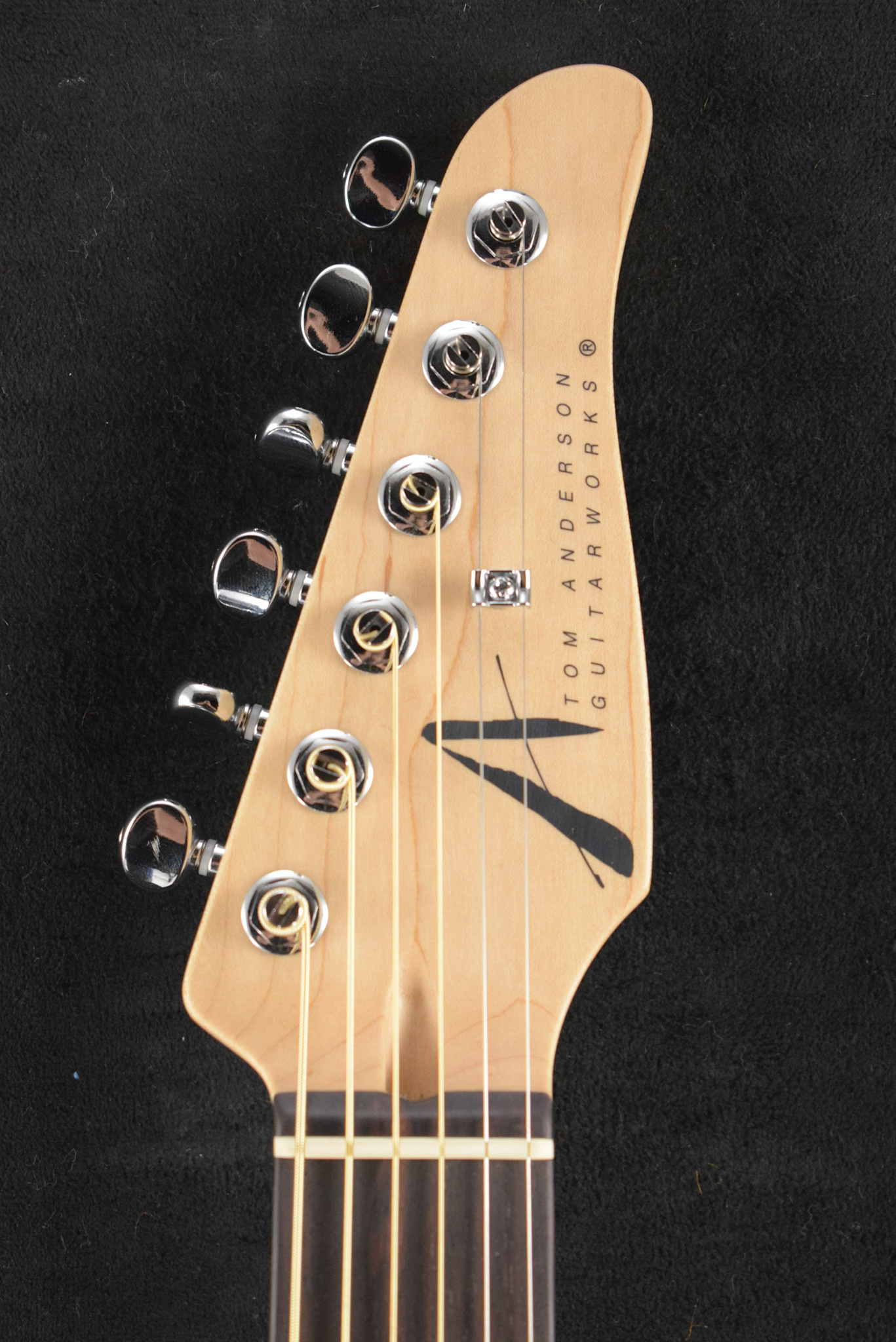 Tom Anderson Tom Anderson Crowdster Player Natural with Transparent Brown Back with Binding