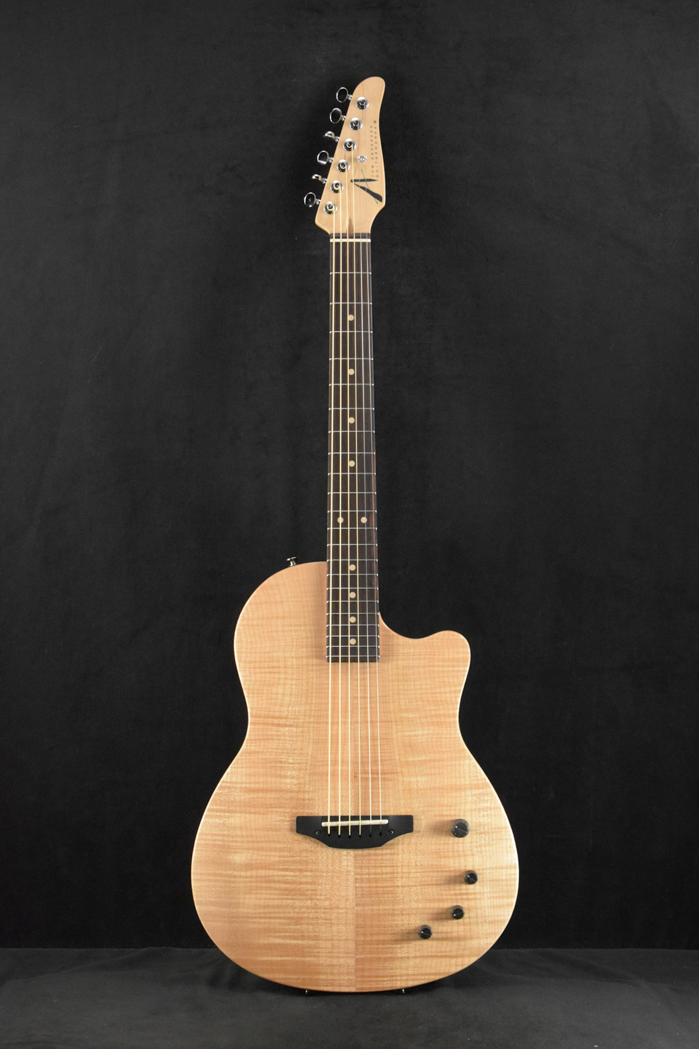 Tom Anderson Tom Anderson Crowdster Player Natural with Transparent Brown Back with Binding