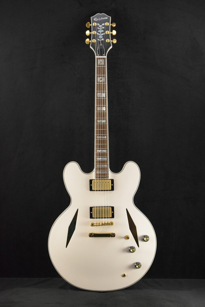 Epiphone Epiphone Emily Wolfe "White Wolfe" Sheraton Aged Bone White w/EpiLite Case
