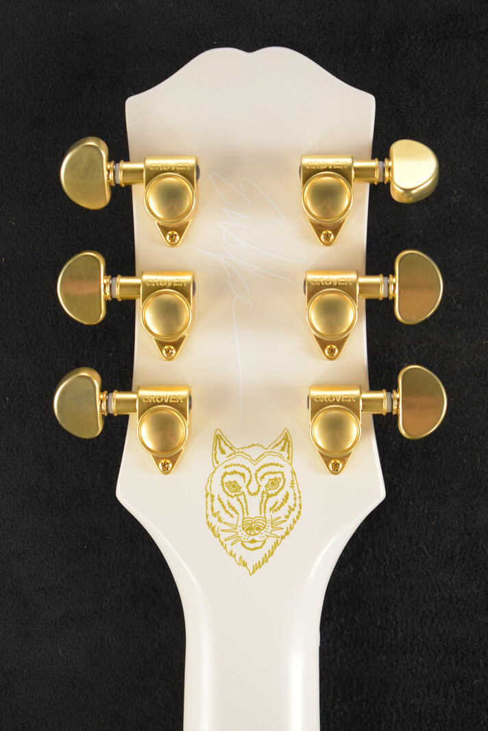 Epiphone Epiphone Emily Wolfe "White Wolfe" Sheraton Aged Bone White w/EpiLite Case
