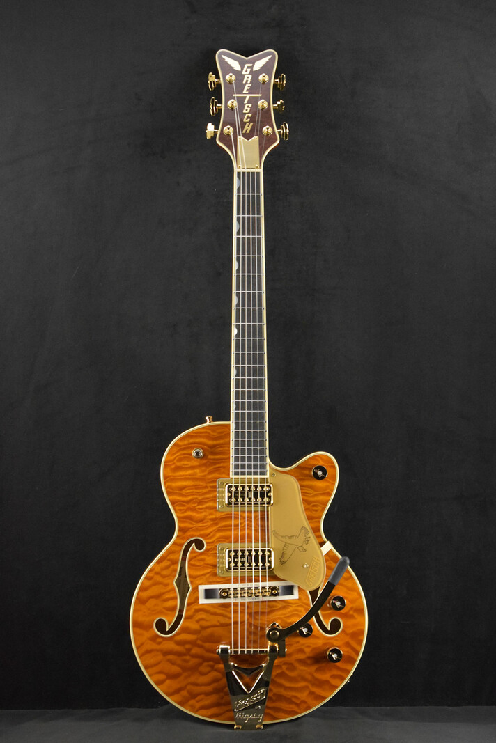 Gretsch Gretsch Limited Edition Falcon Center Block with Bigsby Quilted  Maple Roundup Orange