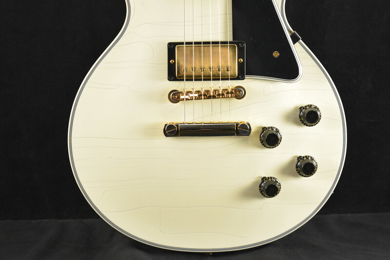 Gibson Gibson Murphy Lab 1957 Les Paul Custom 2-Pickup Alpine White Ultra Light Aged Fuller's Exclusive