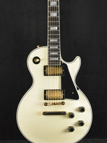 Gibson Gibson Murphy Lab 1957 Les Paul Custom 2-Pickup Alpine White Ultra Light Aged Fuller's Exclusive