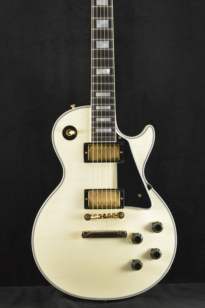 Gibson Gibson Murphy Lab 1957 Les Paul Custom 2-Pickup Alpine White Ultra Light Aged Fuller's Exclusive