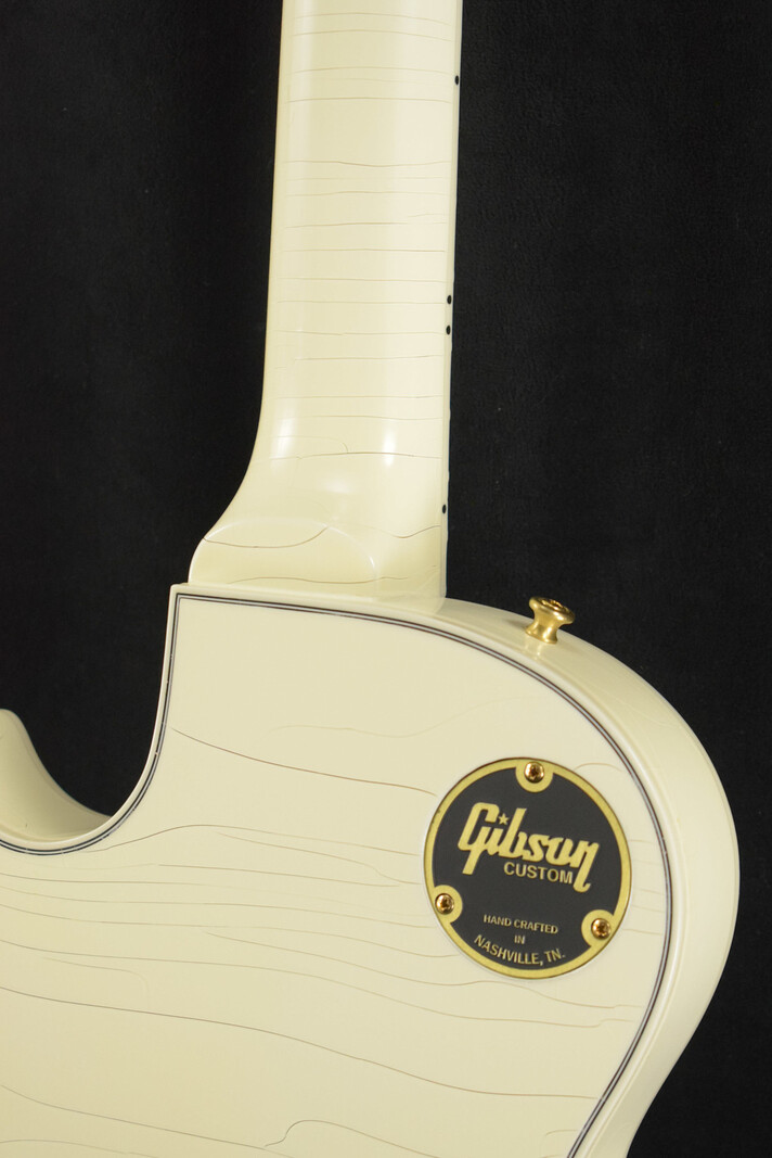 Gibson Gibson Murphy Lab 1957 Les Paul Custom 2-Pickup Alpine White Ultra Light Aged Fuller's Exclusive