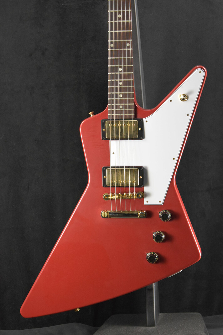 Gibson Gibson Custom Shop 1958 Korina Explorer VOS Cardinal Red Gold Hardware