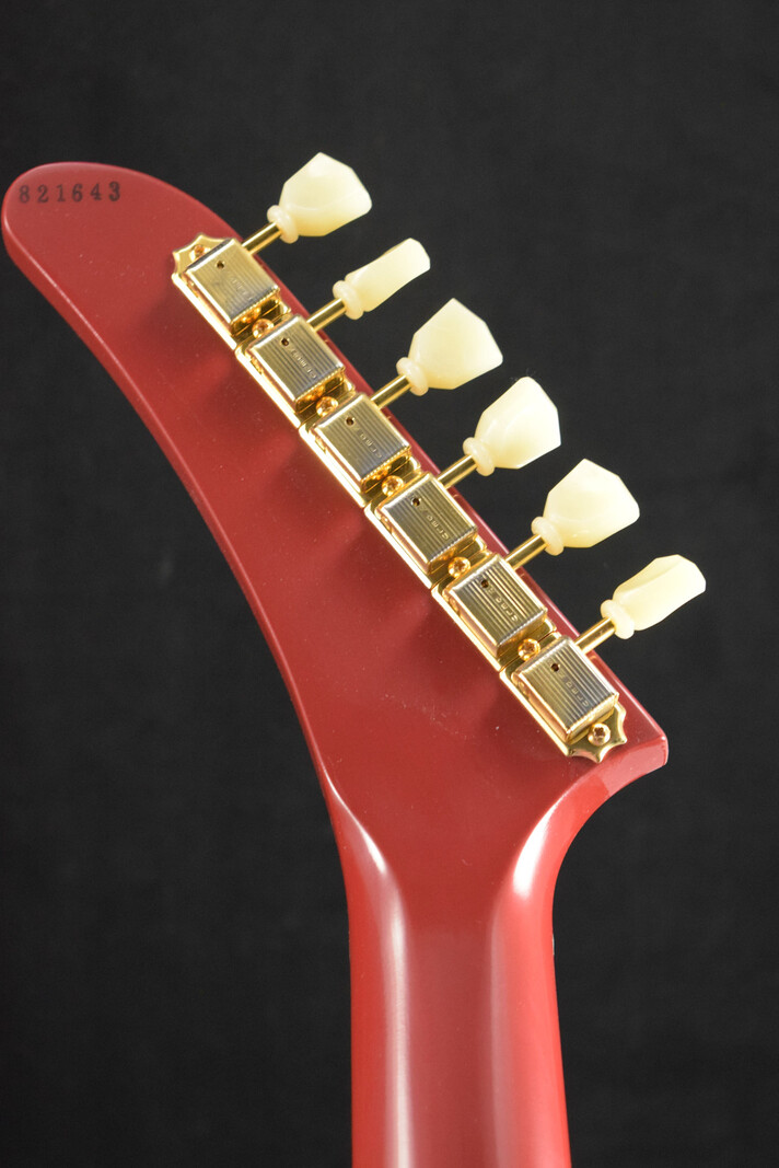 Gibson Gibson Custom Shop 1958 Korina Explorer VOS Cardinal Red Gold Hardware
