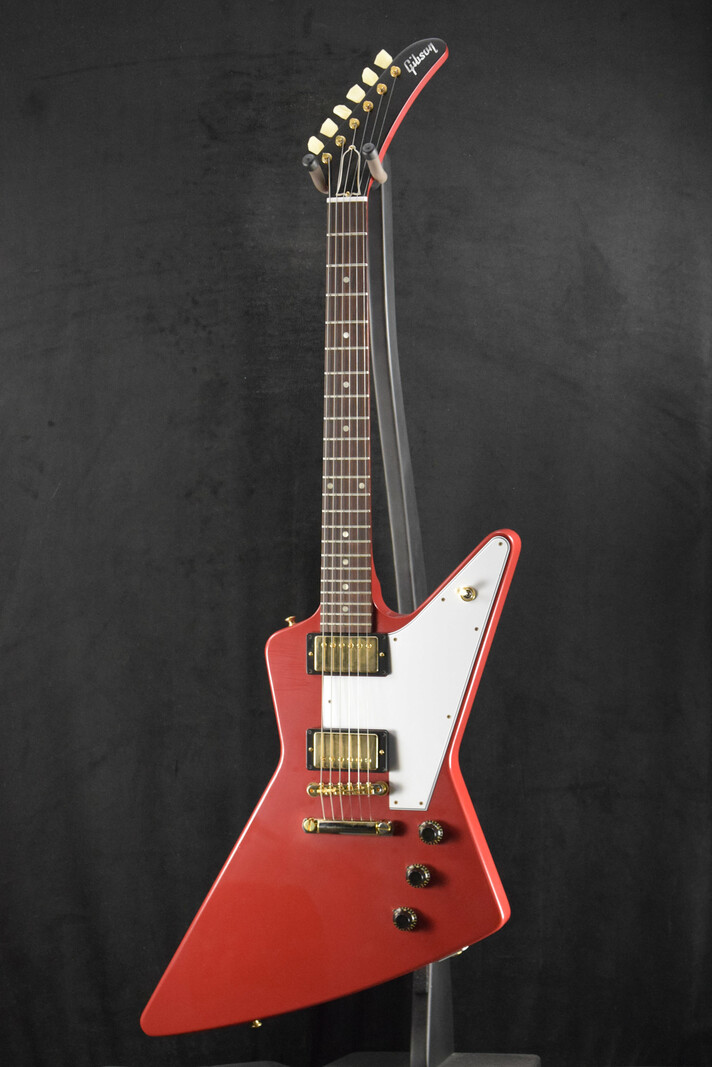 Gibson Gibson Custom Shop 1958 Korina Explorer VOS Cardinal Red Gold Hardware