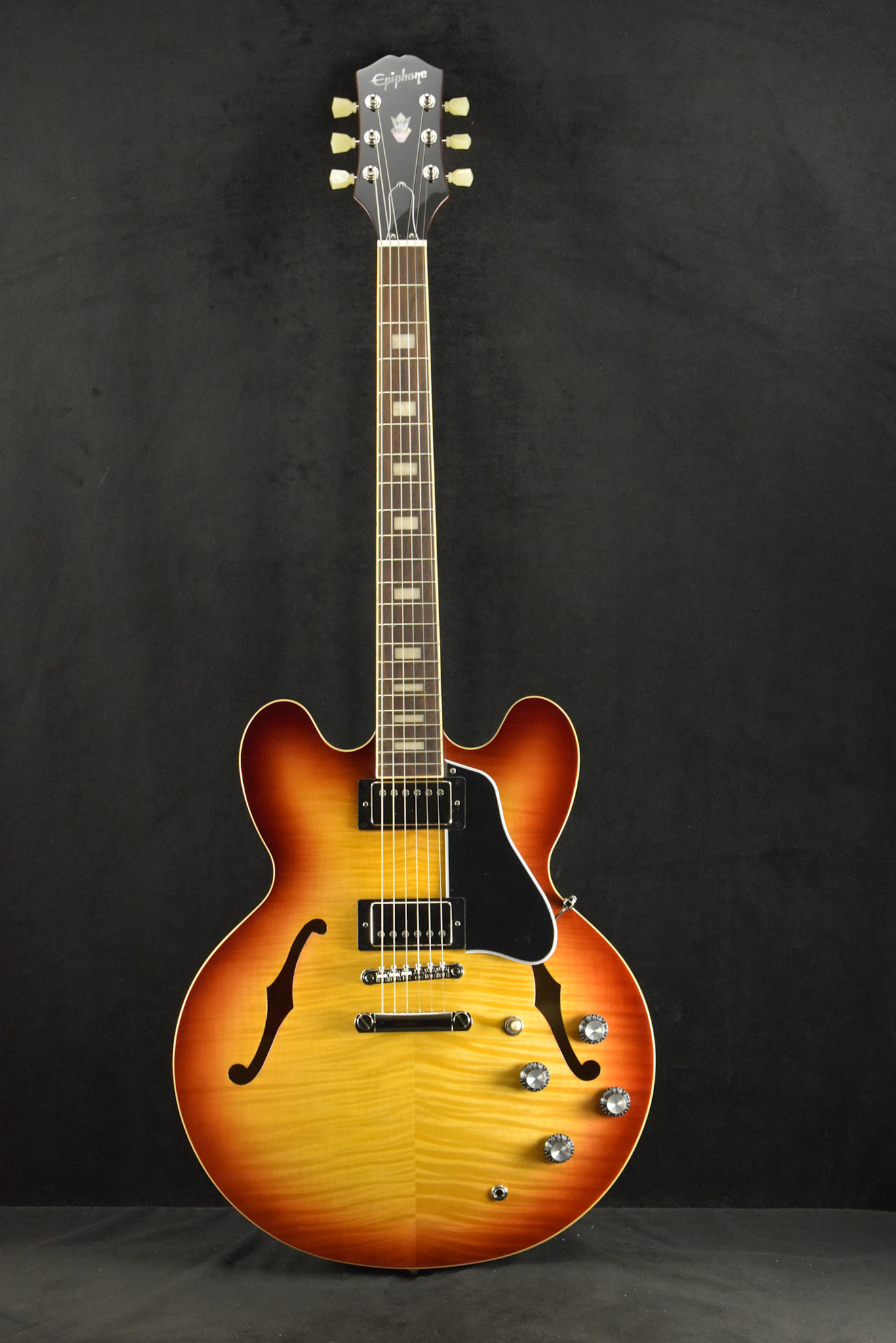 Epiphone Inspired by Gibson ES-335 Figured Raspberry Tea