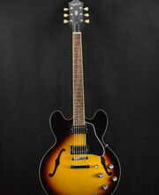 ギター Epiphone ES-335 LH (Vinrage Sunburst) Epiphone ES-335 Left-handed Semi-hollowbody Electric Guitar