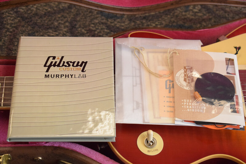 Gibson Gibson Murphy Lab 1959 Les Paul Standard Washed Cherry Ultra Light Aged Fuller's Exclusive